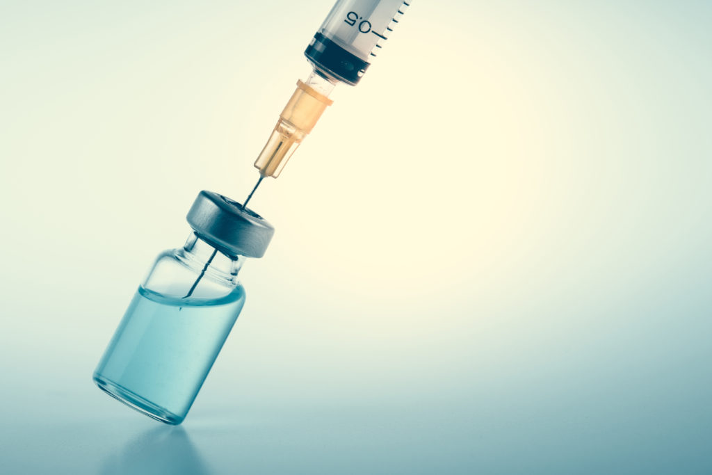 Illustrasjon til sak om pasientskadeerstatning etter vaksine - sprøyte