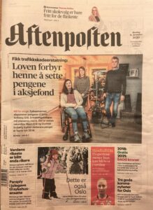 artikkel i aftenposten, faximile, kaptitaliseringsrente ved personskade